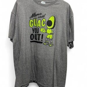 Mens Grey 'Mama Said GUAC You Out!' Graphic Tee